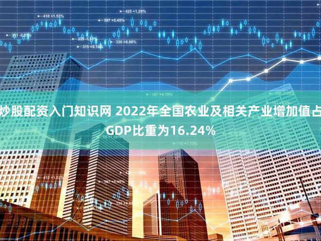 炒股配资入门知识网 2022年全国农业及相关产业增加值占GDP比重为16.24%