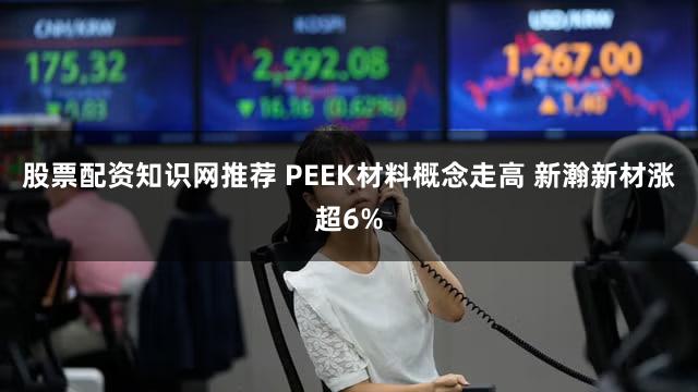 股票配资知识网推荐 PEEK材料概念走高 新瀚新材涨超6%