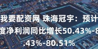 我要配资网 珠海冠宇：预计第三季度净利润同比增长50.43%-80.51%