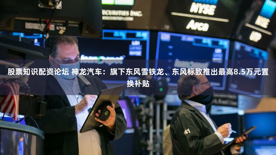 股票知识配资论坛 神龙汽车：旗下东风雪铁龙、东风标致推出最高8.5万元置换补贴