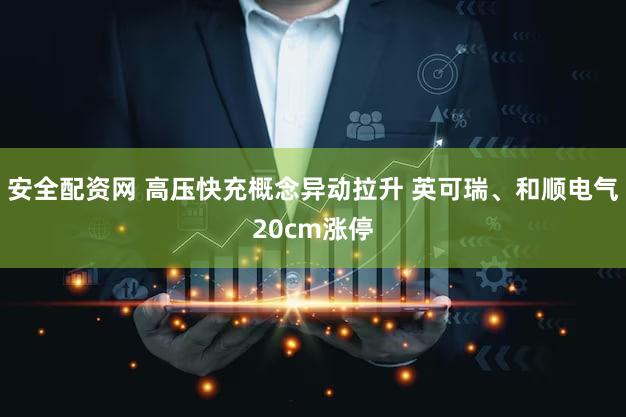 安全配资网 高压快充概念异动拉升 英可瑞、和顺电气20cm涨停