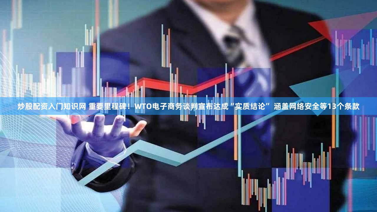 炒股配资入门知识网 重要里程碑！WTO电子商务谈判宣布达成“实质结论” 涵盖网络安全等13个条款