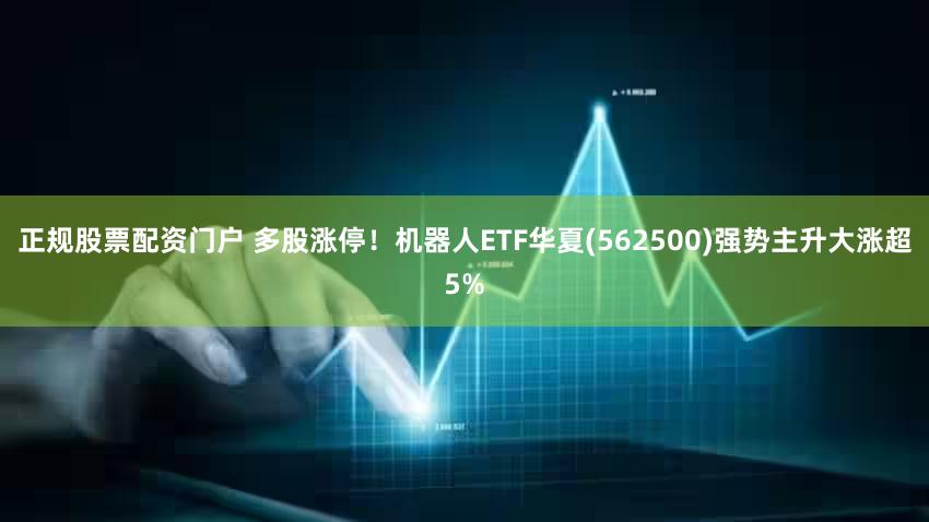 正规股票配资门户 多股涨停！机器人ETF华夏(562500)强势主升大涨超5%